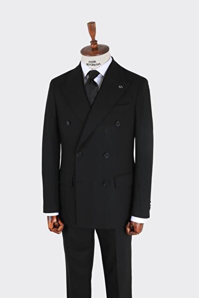Kadir Büyükkaya Erkek Kruvaze Takım Elbise-KAB1220S