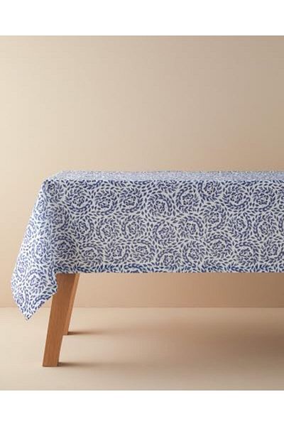 STOREMAX Mu-Artshop Home Carnival Floral Polyester Tablecloth Blue Tnca 871301
