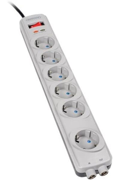 STOREMAX Svticaret Bpc6632Ge 6Ac Output (S) 230V 1.8m White Surge Protection Mhm 1053513