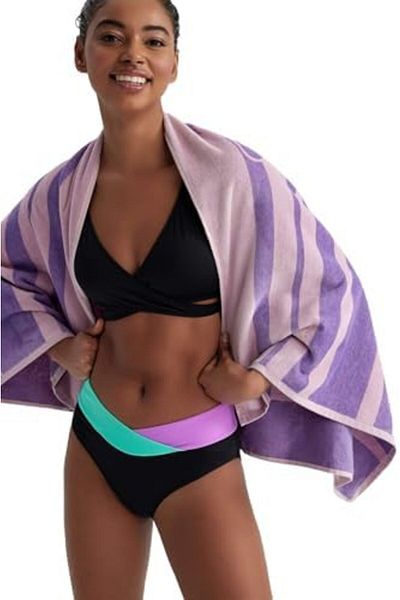 STOREMAX Mu-Artshop Women's Women's Cotton Beach Towel, Lilac, Standard Tnca 871301