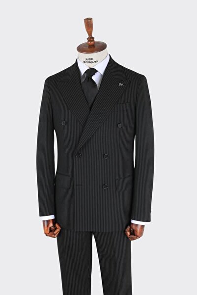 Kadir Büyükkaya Erkek Kruvaze Takım Elbise-kab1224s