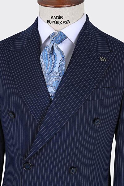 Kadir Büyükkaya Erkek Kruvaze Takım Elbise-kab1224s