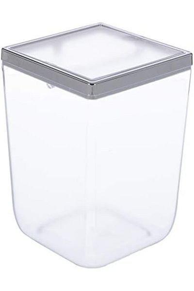 STOREMAX Mu-Artshop M-Sa13-16 Biga Trash Can Transparent Chrome Tnca 871301