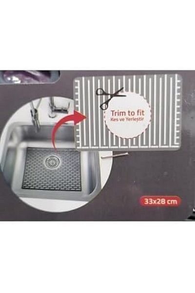 STOREMAX Ntwork Rectangular Silicone Sink Ice Box Mat 33X28 cm Anthracite Color 1 Piece 115 Art 1087243