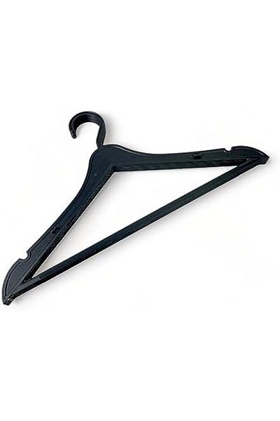 STOREMAX Mu-Artshop 6-Piece Plastic Shirt-T-Shirt Hanger - Non-Slip, Thin Lightweight Plastic Hanger 6-Piece S