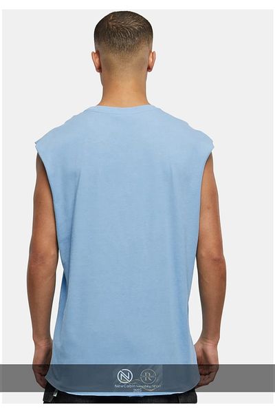 NewCabin New Season Cotton Training-Casual Athlete Oversize Αμάνικο T-Shirt