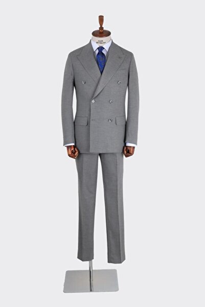 Kadir Büyükkaya Erkek Kruvaze Takım Elbise-KAB1220S