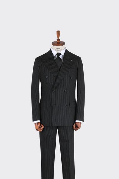 Kadir Büyükkaya Men's Double Breasted Suit-Kab1224S