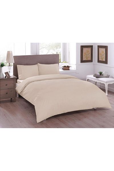 STOREMAX Ranforce Basic Single Stone Duvet Cover Set