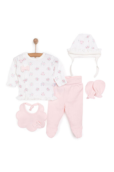 Bebetto Flowers Kız 5li Askı Hastane Çıkışı Kız Bebek