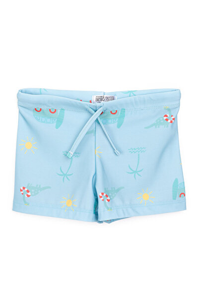 ebebek Hello Baby HelloBaby Dinozor Desenli Erkek Boxer Mayo Erkek Bebek