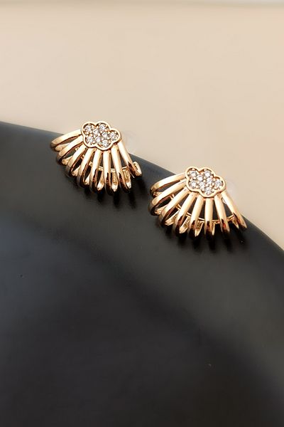 COSİTA Multiple Appearance Rose Minimal Cloud Detailed Earrings