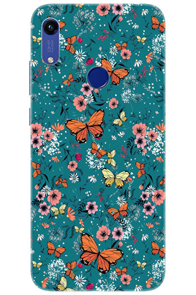 Ceppare Huawei Y6 2019 (MRD-LX1) Uyumlu Kılıf Desen Baskılı Silikon Kelebek S...