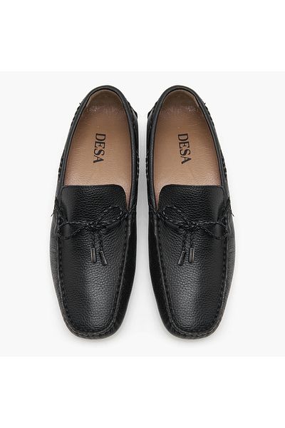 Desa Ανδρικά δερμάτινα casual παπούτσια Anco Black