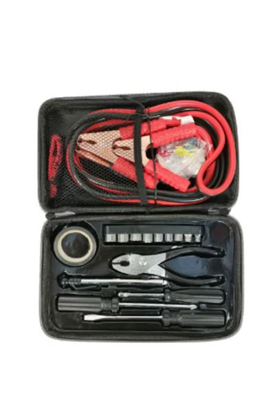 MTOOLS مجموعة أدوات الطوارئ للسيارات من mtools، مكونة من 30 قطعة، مجموعة المساعدة على الطريق