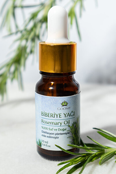 GOOMY Biberiye Yağı %100 Doğal Bitkisel Uçucu Yağ Rosemary Oil 10ml