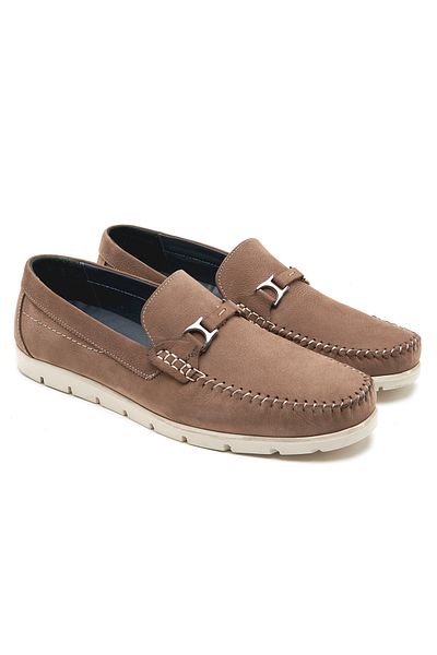 Desa Ανδρικά δερμάτινα casual παπούτσια Ralston Beige Nubuck