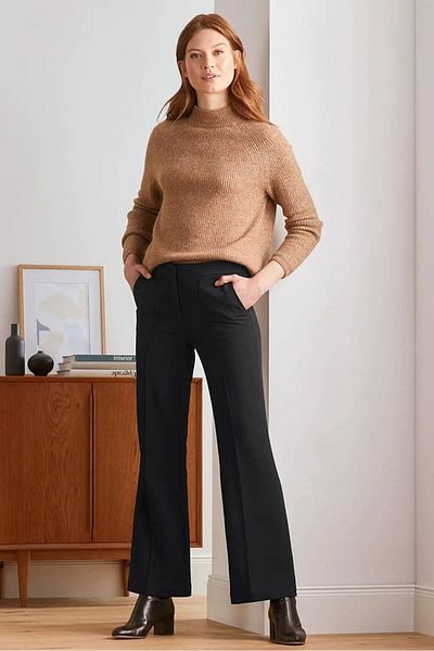 Tchibo Women Regular Fit Marlene Pants, Black