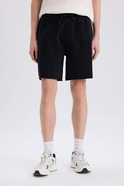 DeFacto 100% βαμβακερό Slim Fit Slim Fit Skinny Leg Pocket Basic ίσιο σορτς B8673AX25SM