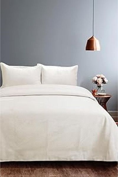 Mu Art Ahşap Favora lidia double bedspread set - cream