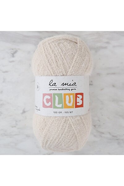N&M STORE خيوط محبوكة يدويًا باللون البيج من La Mia Club - 620