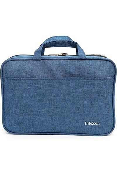 Mu Art Lifezon Makeup Travel Case Suitcase Organizer Makeup Suitcase Handbag Cosmetic Care Case (Blue)