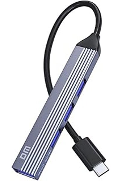 Genel Markalar Dm Chb057 Usb Type-C To 4 Portlu 3*Usb 2.0 1*Usb 3.0 Hub Çokla...