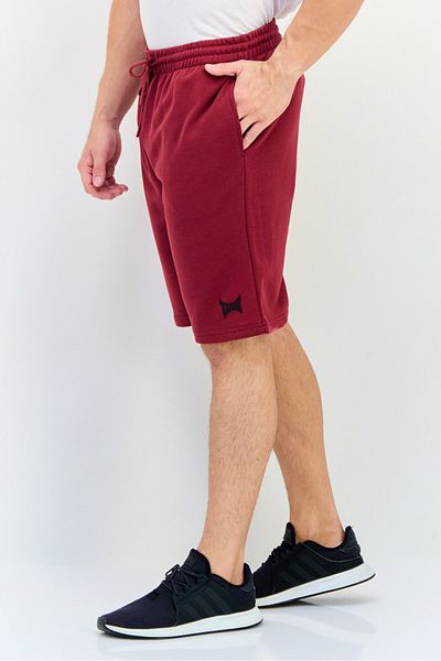 Tapout Men Sportswear Fit Training Shorts, Maroon