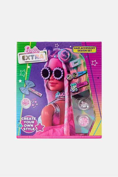 Barbie 18 Pcs Hair Accessory Design Set