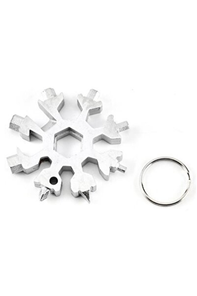 Seçkin Trend فتاحة سلسلة مفاتيح متعددة الأغراض على شكل ندفة الثلج