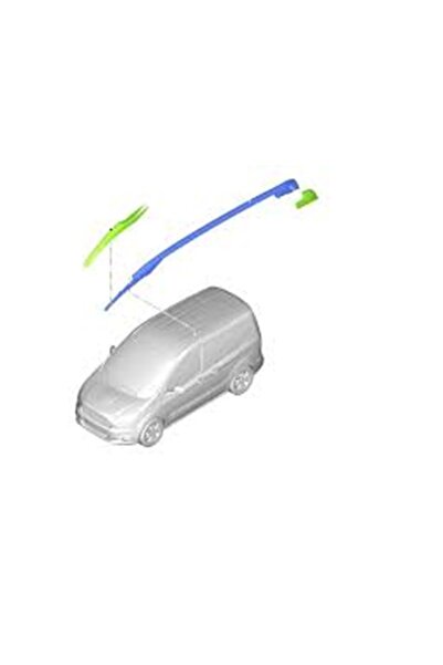 Genel Markalar FORD COURİER TAVAN RAY KAPAĞI ARKA SOL