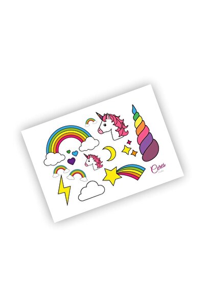 Ceres Studio Unicorn Sticker Etiket 17 Adet Etiket