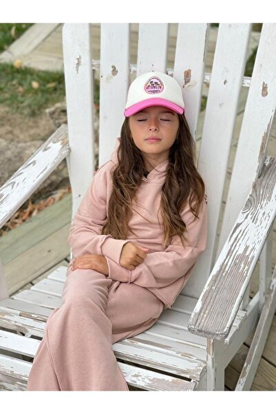 Hilal Akıncı Kids Kız Çocuk Oversize 3 Iplik Ikili Eşofman Takım