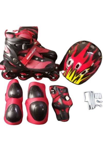 Generic Kids Beginner Roller Skates, Shiny Roller Skates, Kids Roller Blades Size L (38-41)