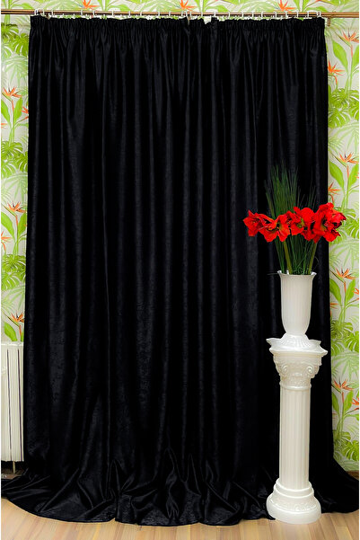 Liz Line Set of two blackout curtains, with drapery, various sizes and colors, from the "Monocrom" range by Liz Line