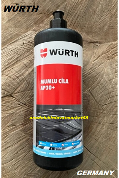 Würth WÜRTH POLİSAJ CİLASI MUMLU OTO CİLASI MUMLU PARLATICI CİLA 1LİTRE