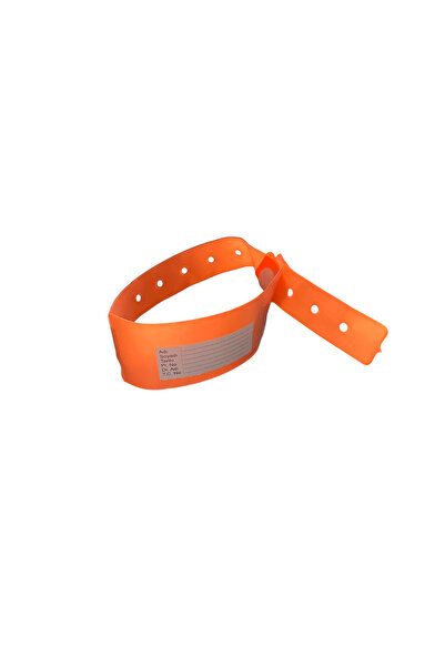 İLARSLAN PLASTİK MED Hasta Kol Bandı [ Yetişkin - Turuncu ] 200'lü Paket