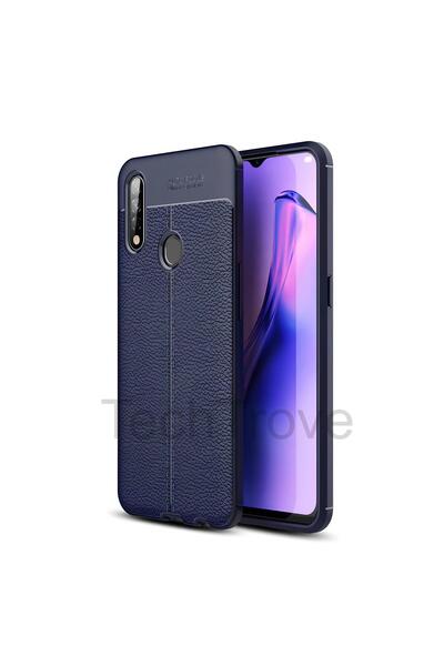 TechTrove Oppo A31 Kılıf Deri Extra Korumalı Slikon Kapak