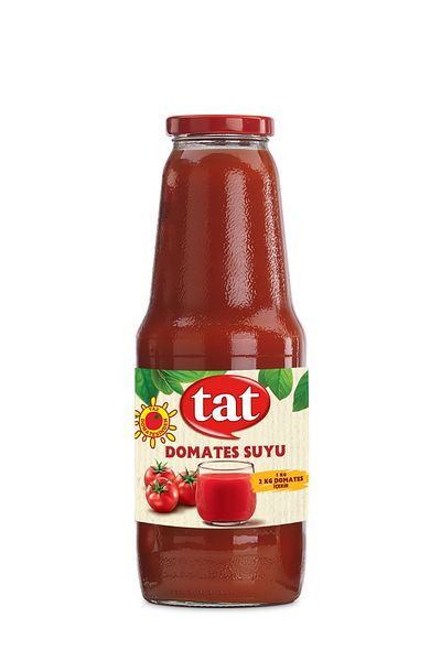 Tat Tat Tomato Juice 1000ml – Pure & Natural, No Additives, Made from Fresh Summer Tomatoes