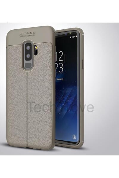 TechTrove Samsung Galaxy S9 Plus Kılıf Deri Extra Korumalı Slikon Kapak
