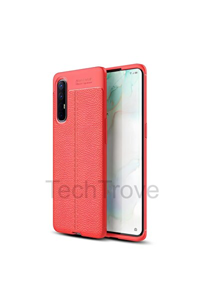 TechTrove Oppo Reno 3 Pro 5G Kılıf Deri Extra Korumalı Slikon Kapak