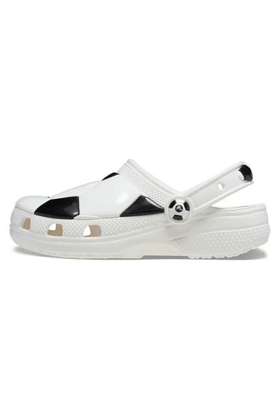 Crocs Classic Soccer Ball Clog K Παιδικές Λευκές Παντόφλες 210157-103