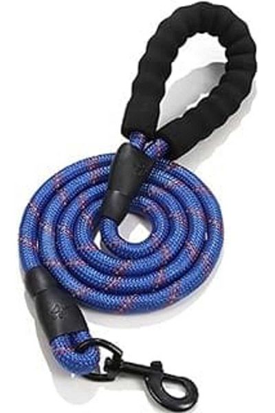 Mu Art Reflective Dog Walking Strap – 150 cm Durable Nylon Leash, Soft Handle, Medium and Large I