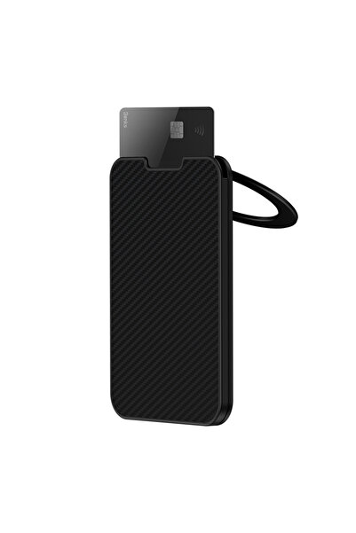 Benks ArmorGo 600D Aramid Fiber Magnetik Standlı Kartlık Siyah