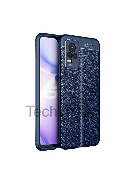 TechTrove Vivo V21E Kılıf Deri Extra Korumalı Slikon Kapak