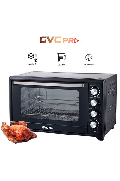 GVC PRO Electric Oven 60.0 L 1800.0 W GVOV-60 Black