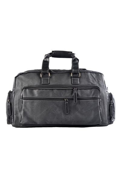 Naimeed Company Travel bag, for airplane, eco-leather, Naimeed D5407, Companion, Gray, 48x17x27cm