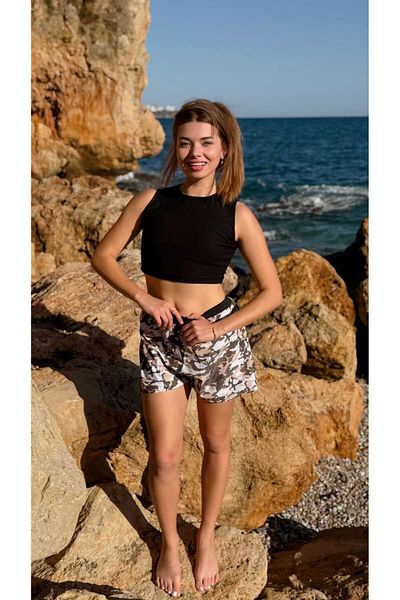 MY Wooft Summer Beachwear Pareo Swimsuit and Bikini Top Pants