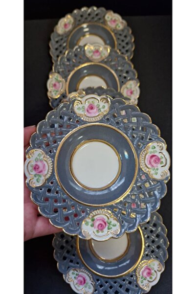 BY.RAYKA PORSELEN El Dekor PORSELEN EL DEKOR BOYAMA ÇAY TABAKLARI