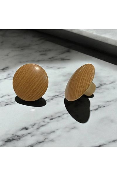 ARON (4 Pcs) Polymer Bohemian Button Handle Children's Room Tv Unit Coffee Table Console Cabinet Door Handle